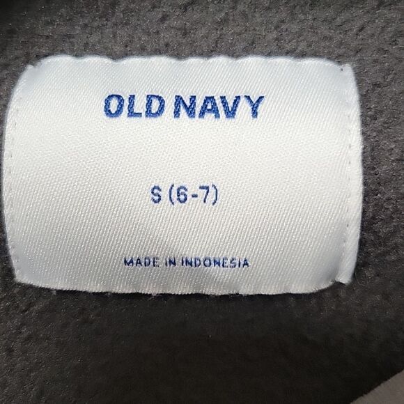 OLD NAVY YOUTH ZIP UP POLY SWEATSHIRT / JACKER SIZE SMALL 6-7 - Picture 3 of 6